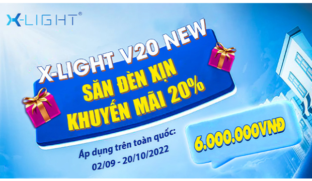 CHƯƠNG TRÌNH KHUYẾN MÃI BI LED V20 NEW LÊN ĐẾN 20%